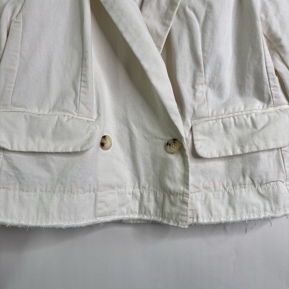 Anthropologie Pilcro Fray Hem Blazer size small - Picture 6 of 15